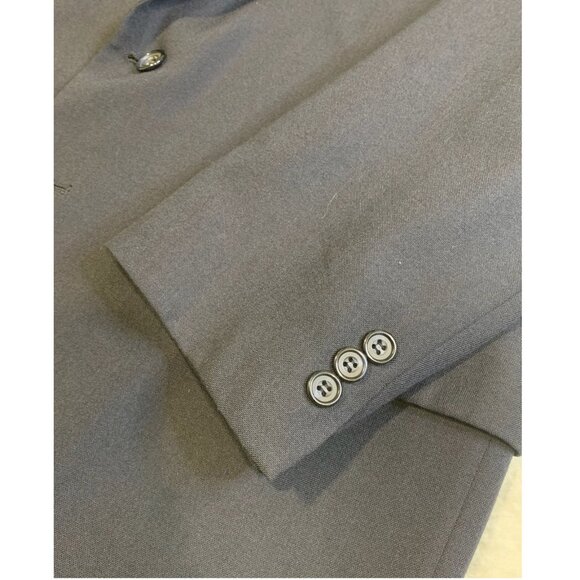 Heisman Trophy Collection Suit Mens Large Navy 2 Piece Made in USA 2 Button - Picture 5 of 16